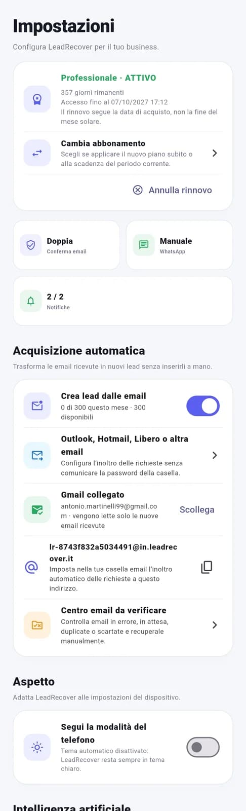 LeadRecover — immagine 6