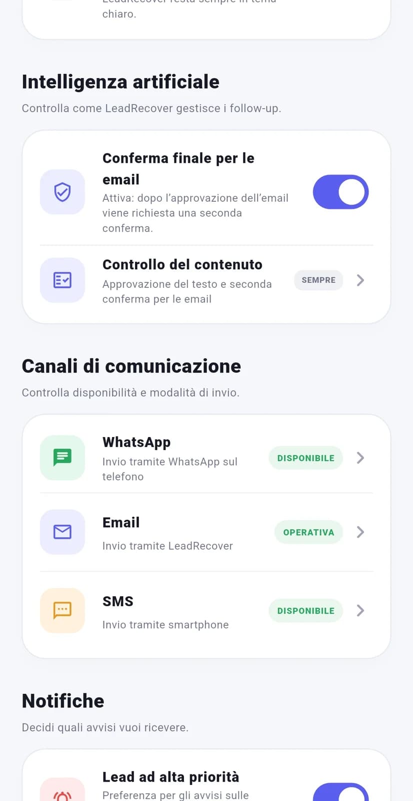 LeadRecover — immagine 7